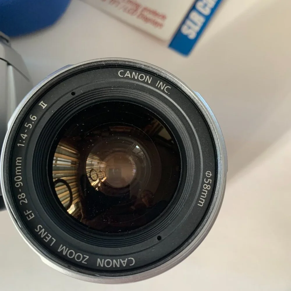 Canon EOS REBEL Ti 35mm SLR Film Camera & Canon 28-90mm Zoom Lens